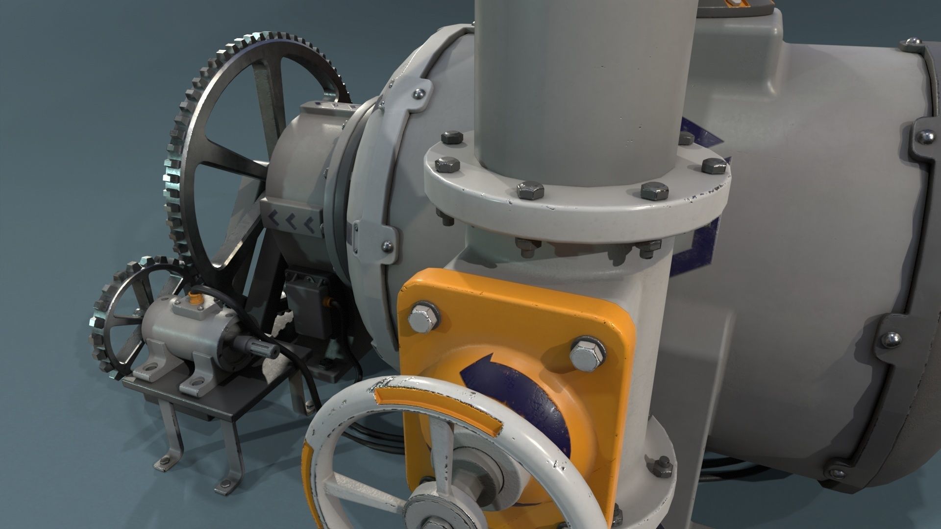 Industrial Units - 20 pieces Low-poly 3D model_24