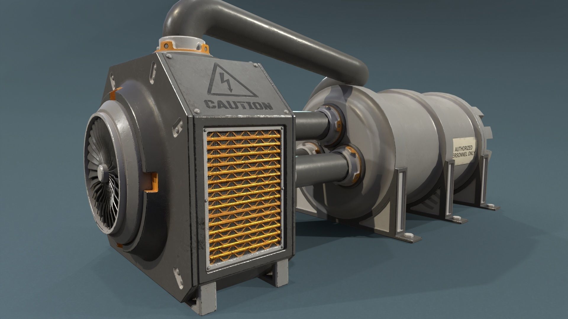 Industrial Units - 20 pieces Low-poly 3D model_9