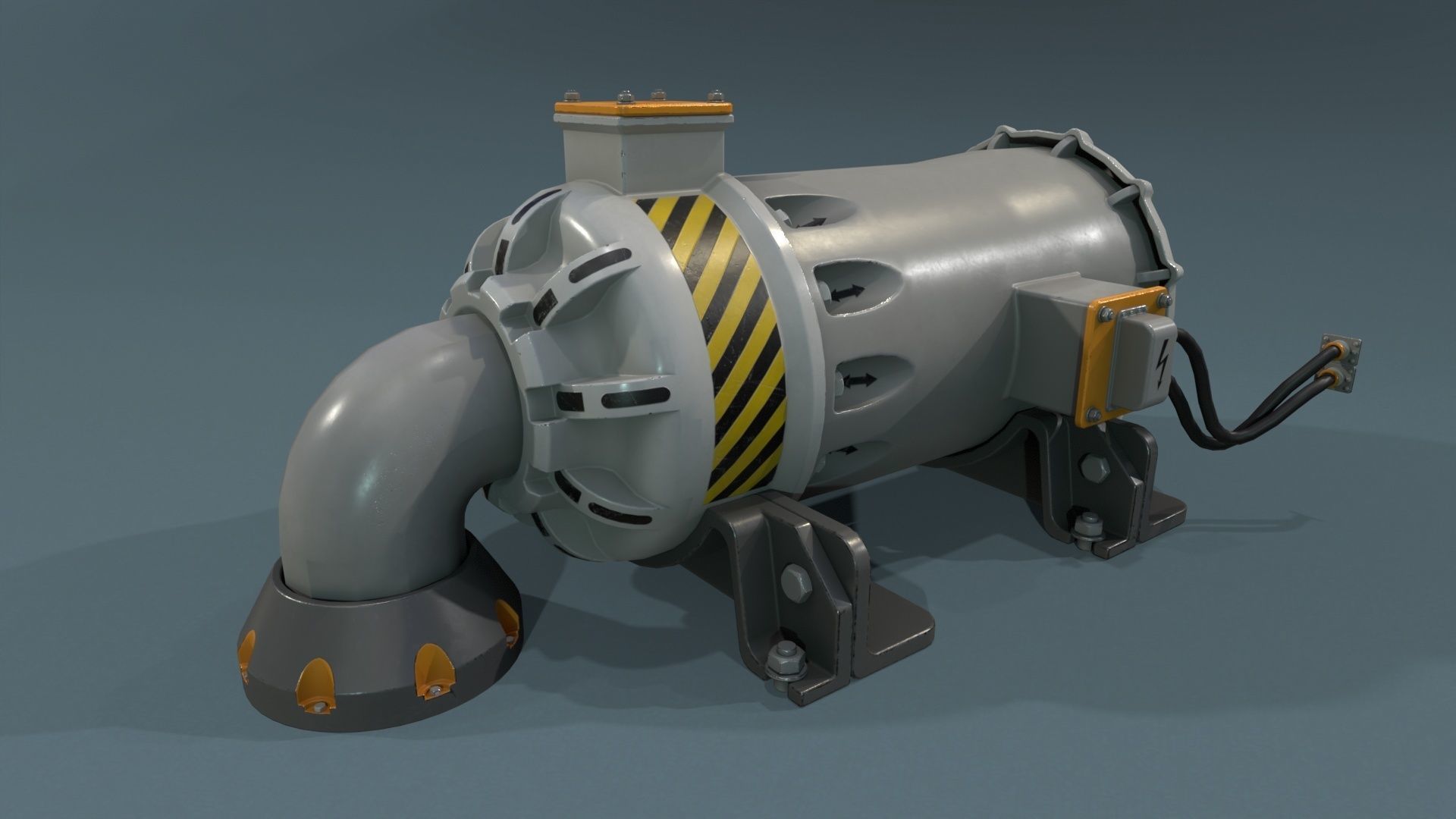 Industrial Units - 20 pieces Low-poly 3D model_18