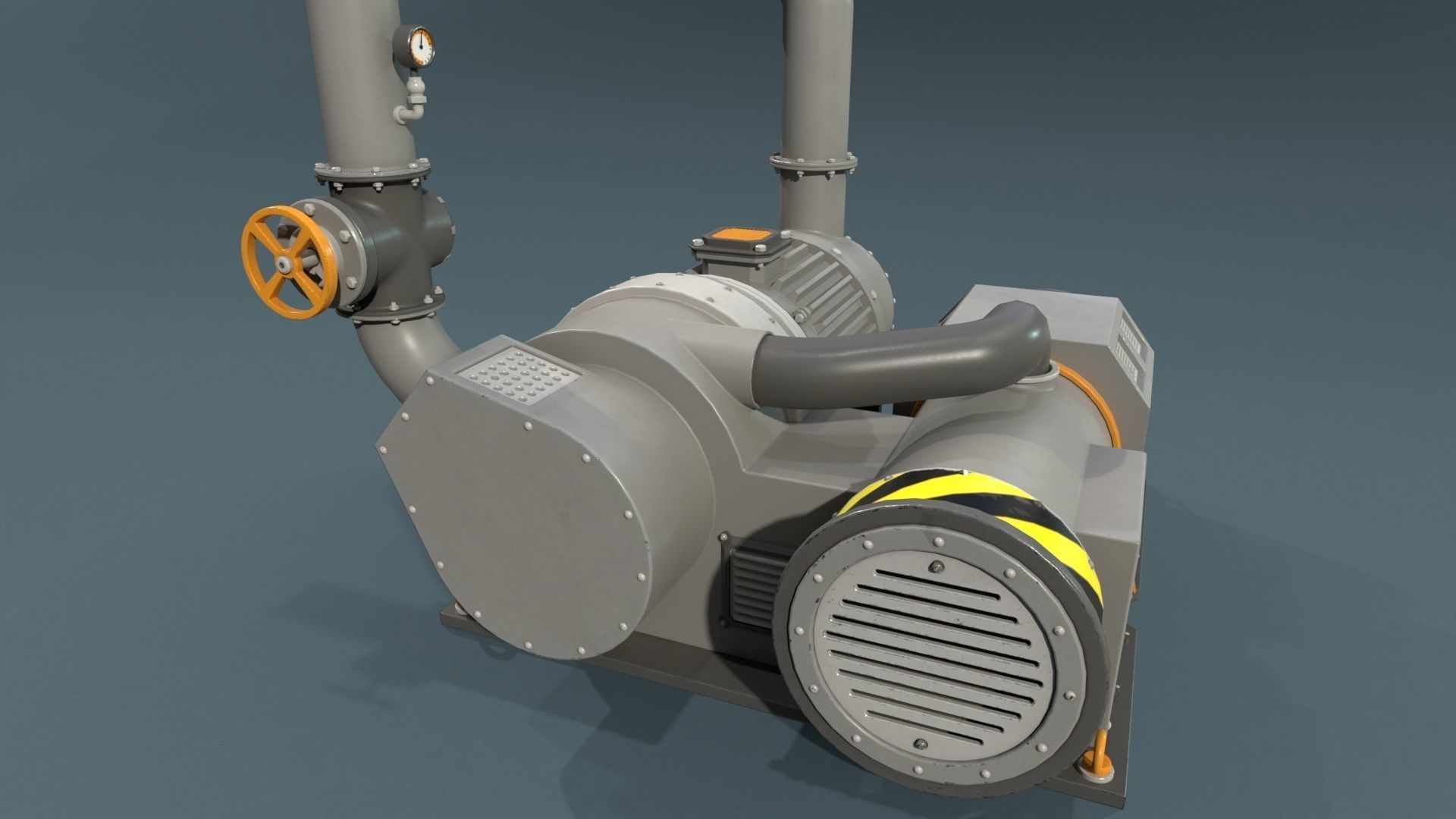 Industrial Units - 20 pieces Low-poly 3D model_13