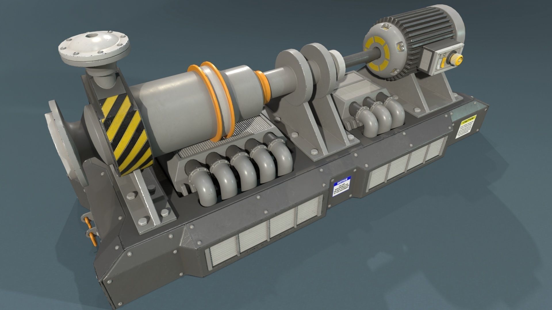 Industrial Units - 20 pieces Low-poly 3D model_47