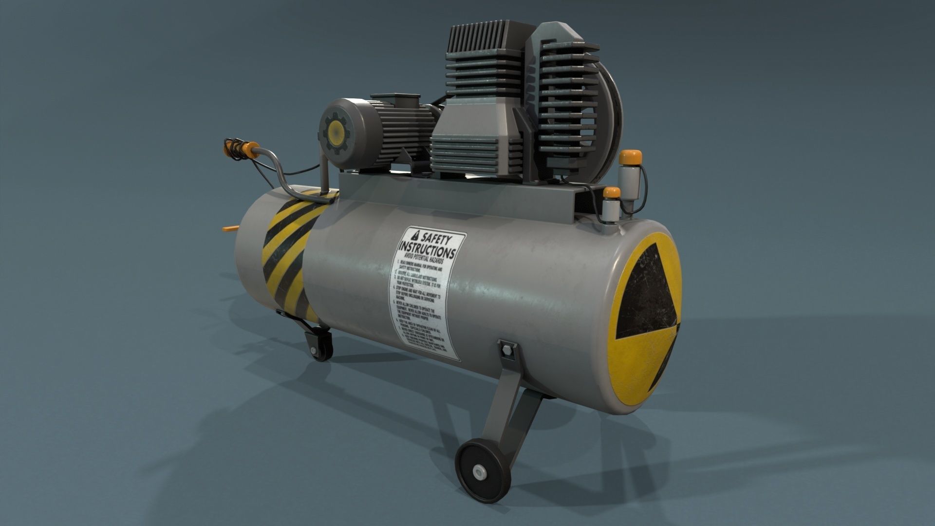 Industrial Units - 20 pieces Low-poly 3D model_30