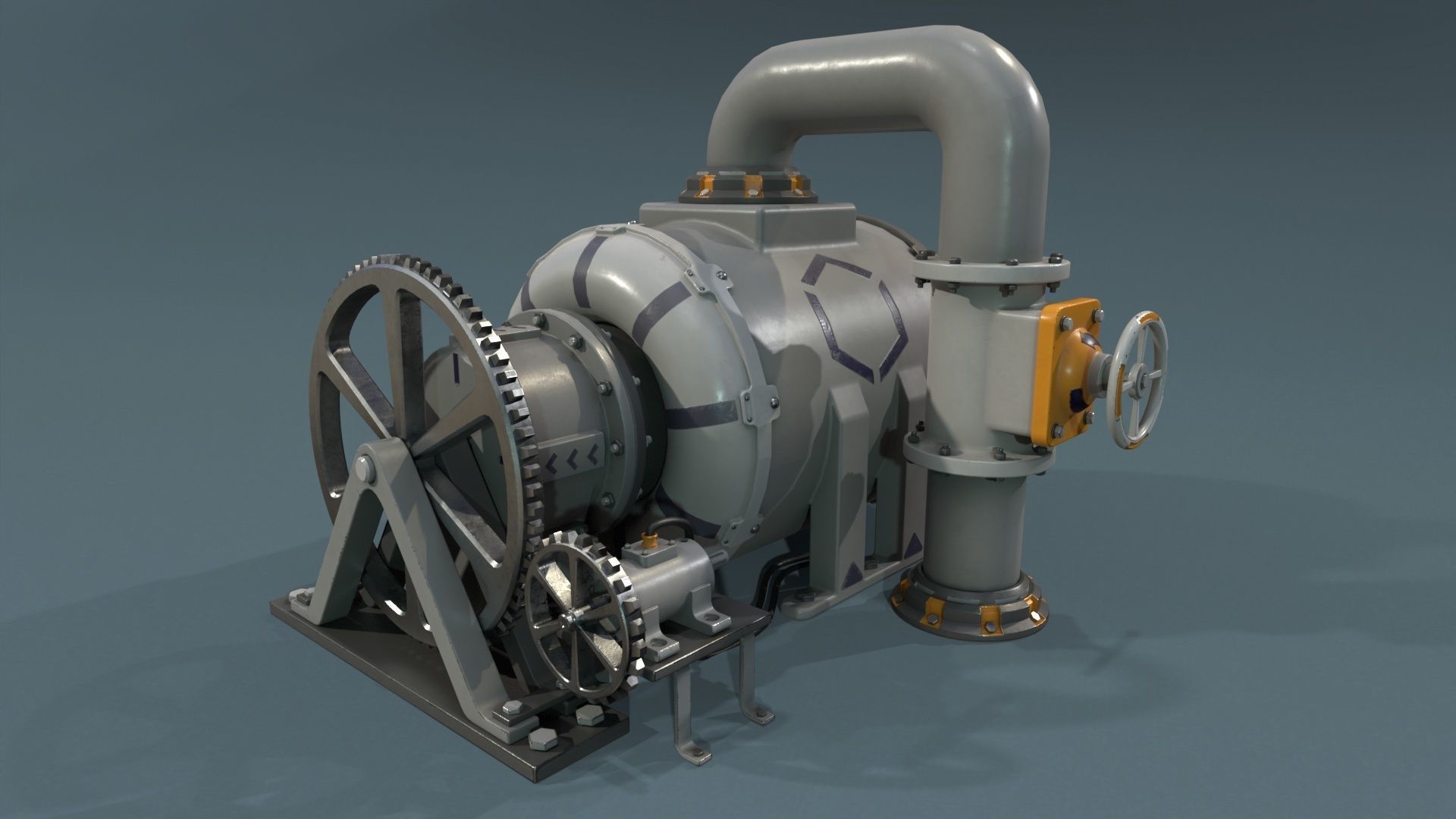 Industrial Units - 20 pieces Low-poly 3D model_23