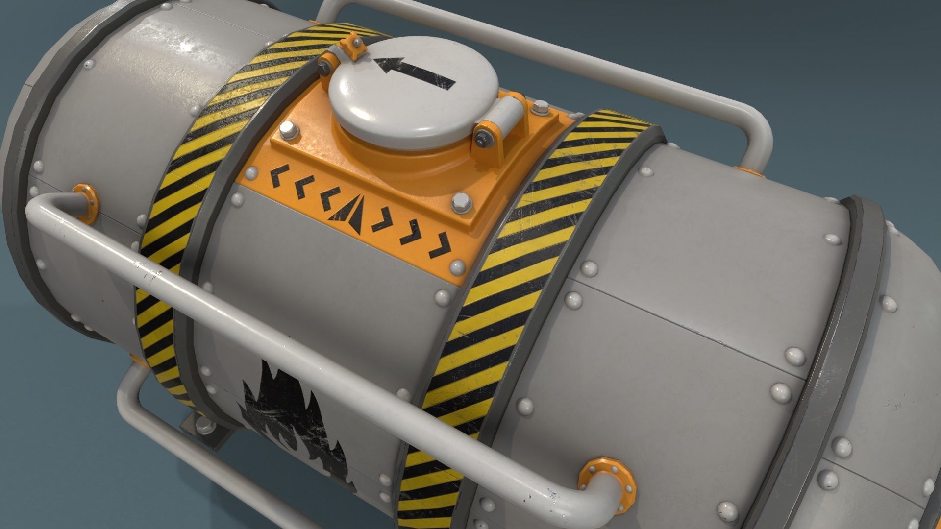 Industrial Units - 20 pieces Low-poly 3D model_38