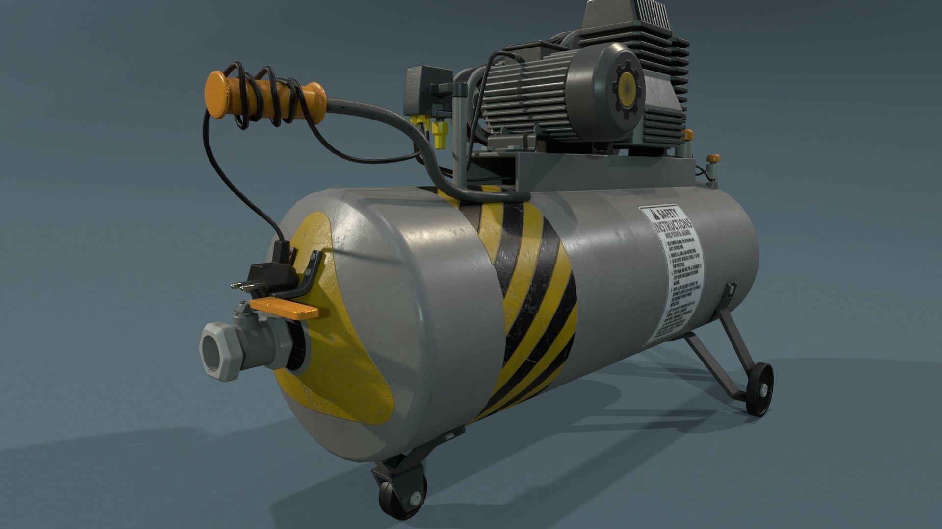 Industrial Units - 20 pieces Low-poly 3D model_31