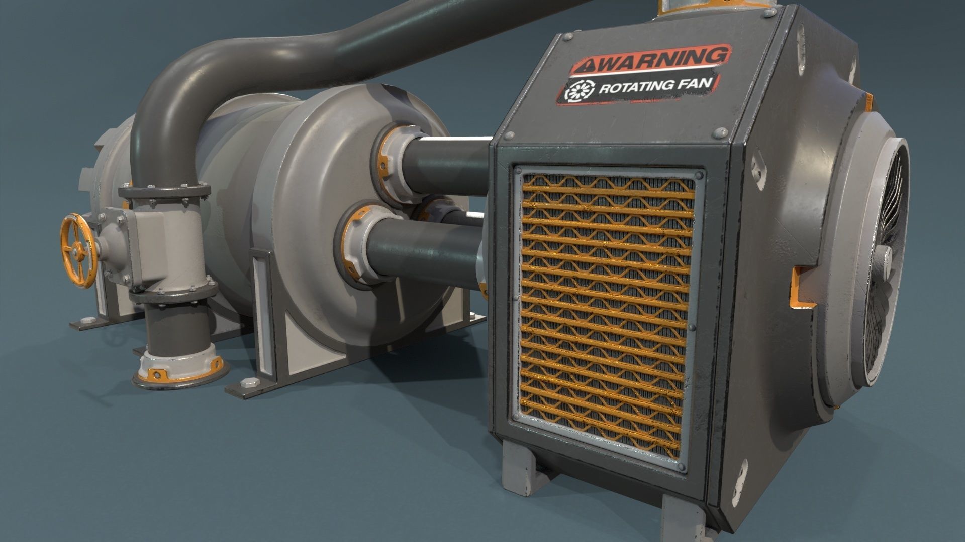 Industrial Units - 20 pieces Low-poly 3D model_8