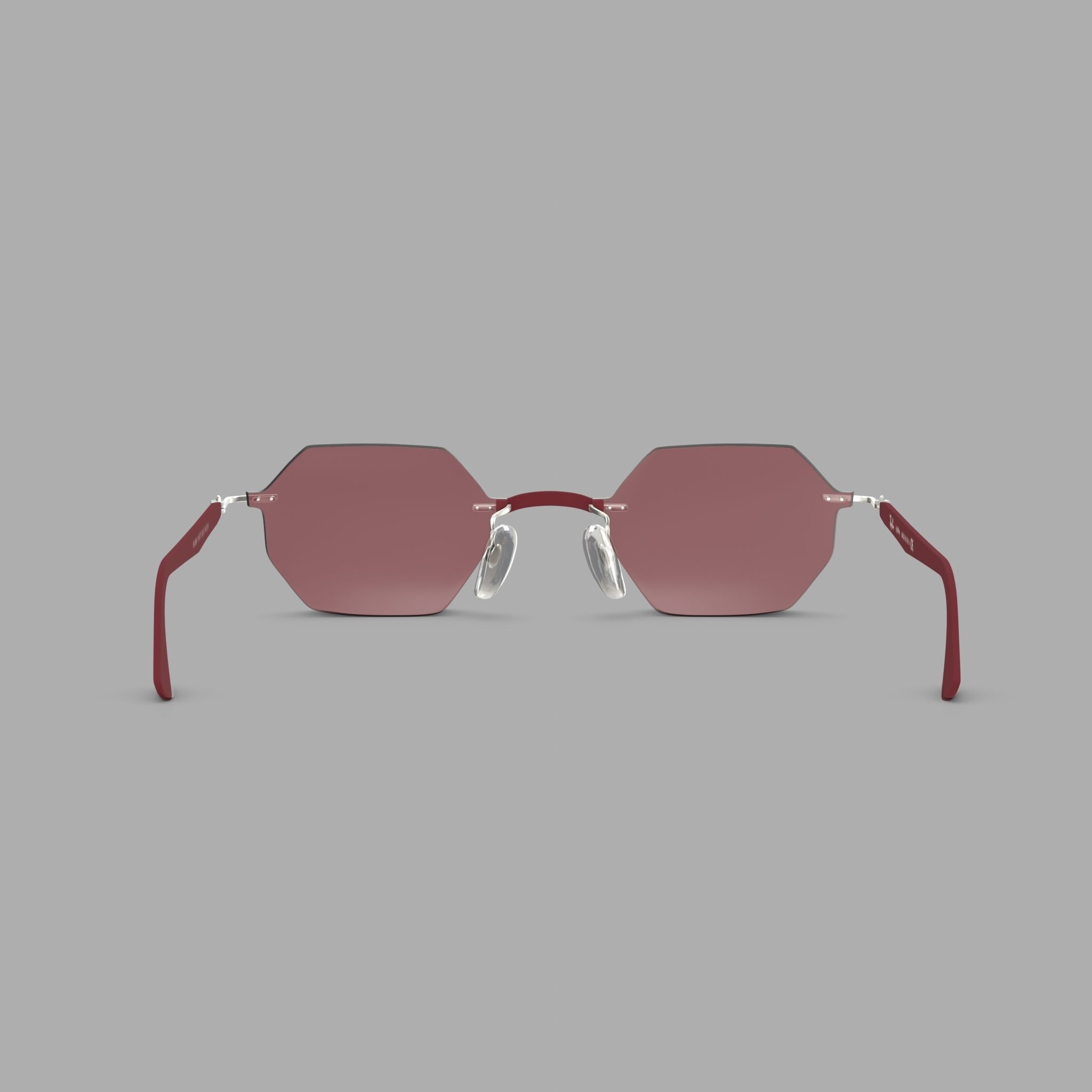 Ray-Ban - RB8061 003 Sunglasses Low-poly 3D model_1