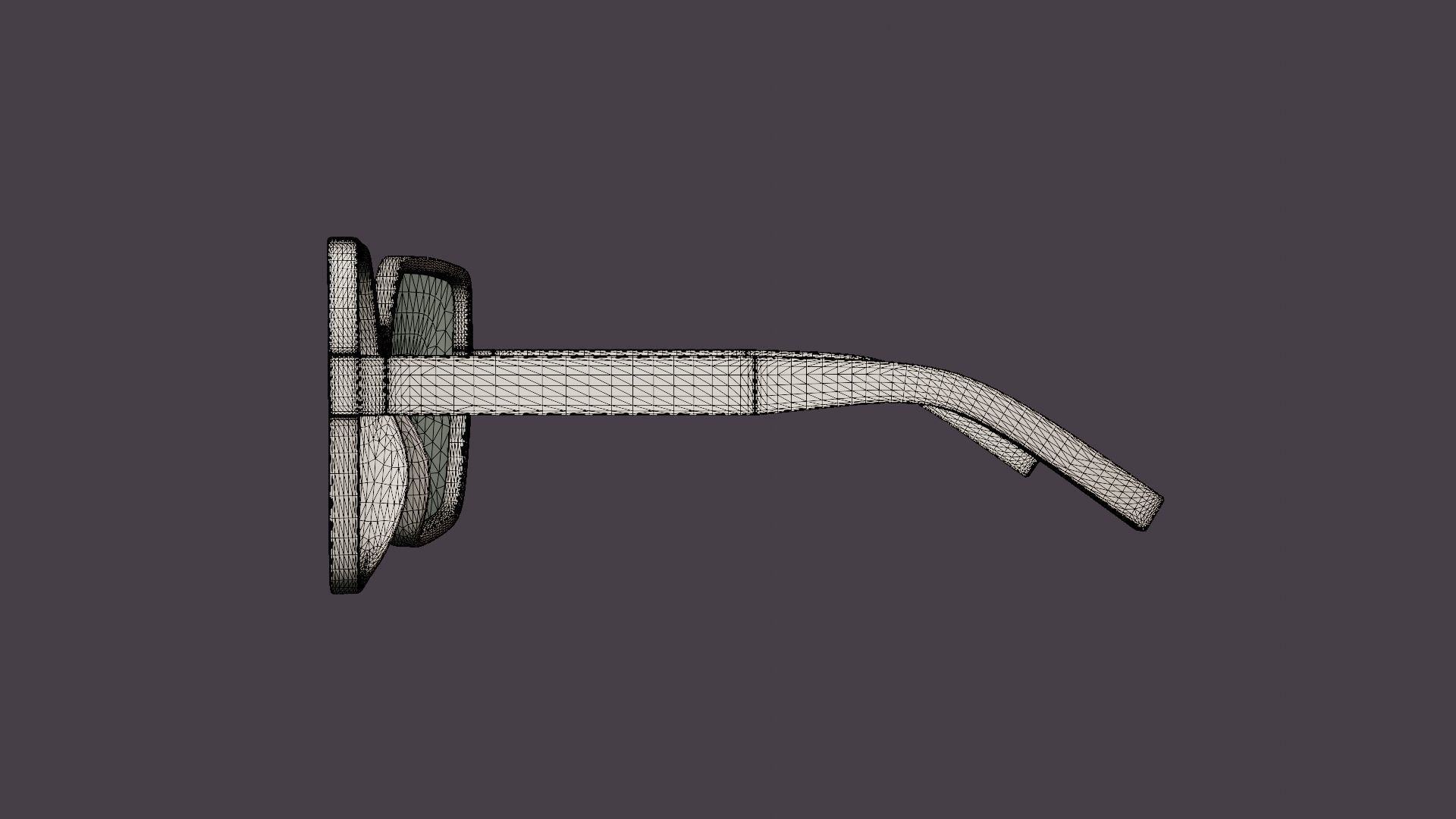 Saint Laurent - SL 232 BETTY Sunglasses Low-poly 3D model_7