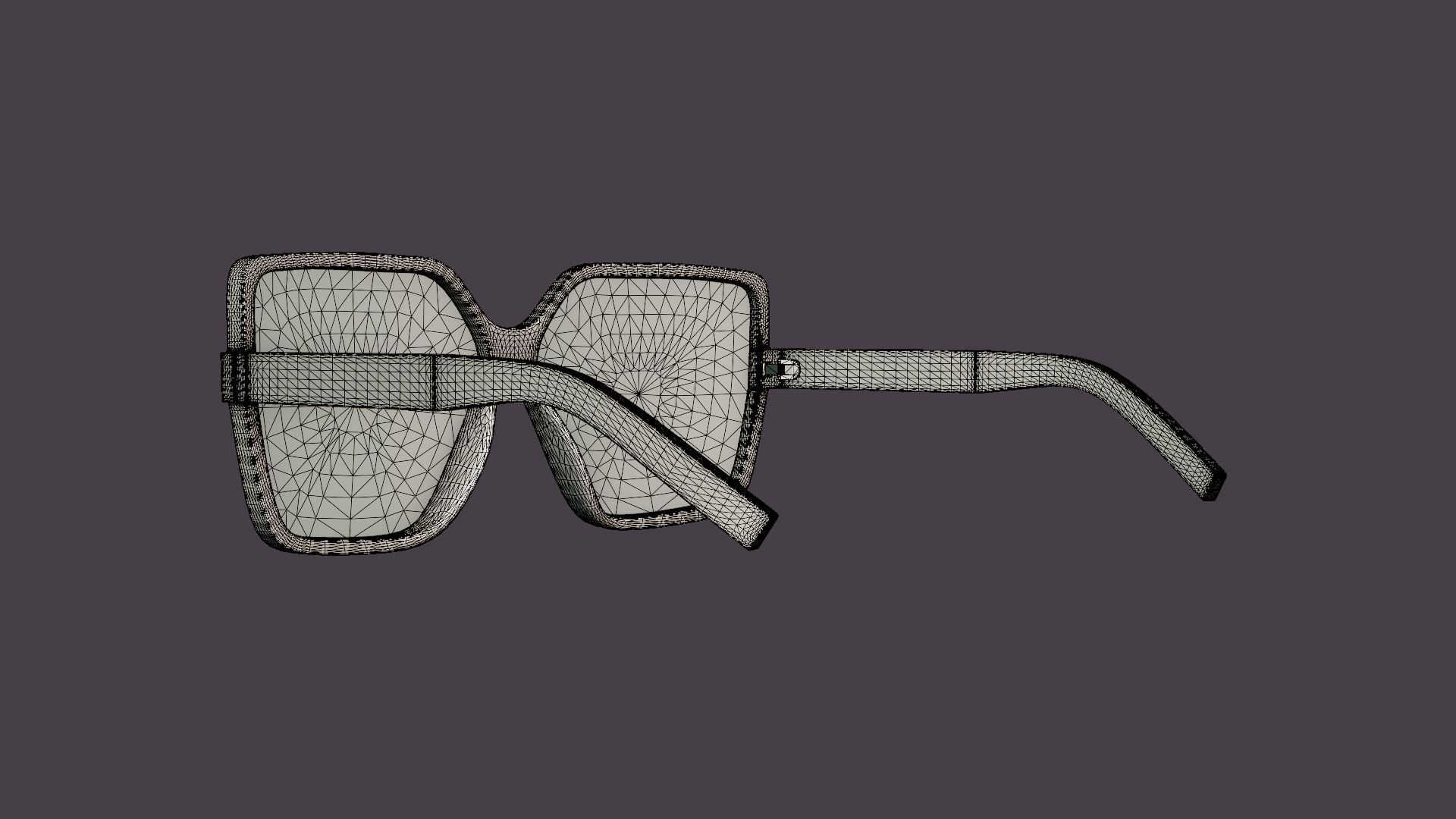 Saint Laurent - SL 232 BETTY Sunglasses Low-poly 3D model_6