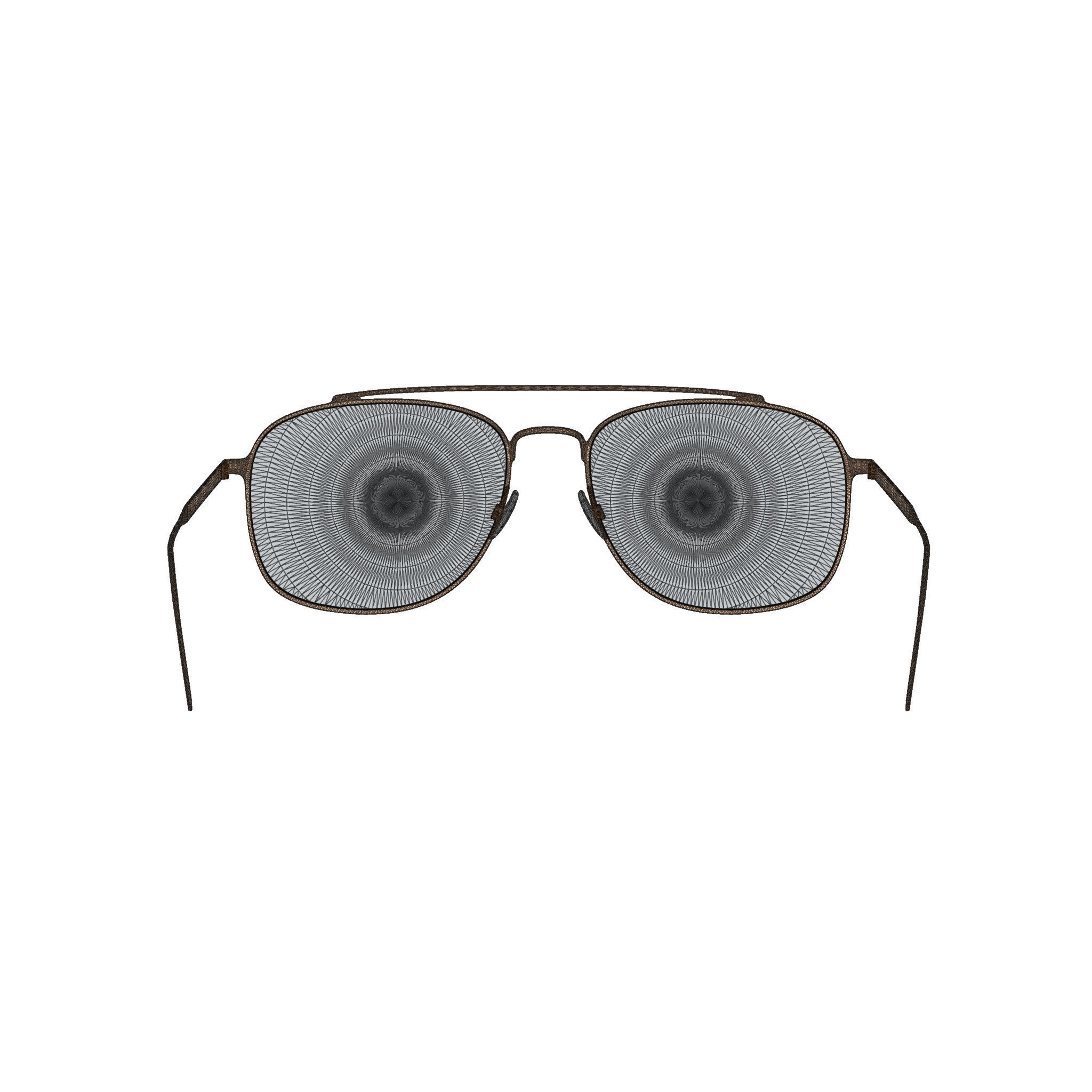 Tomas Maier - TM0007S 012 Sunglasses Low-poly 3D model_5
