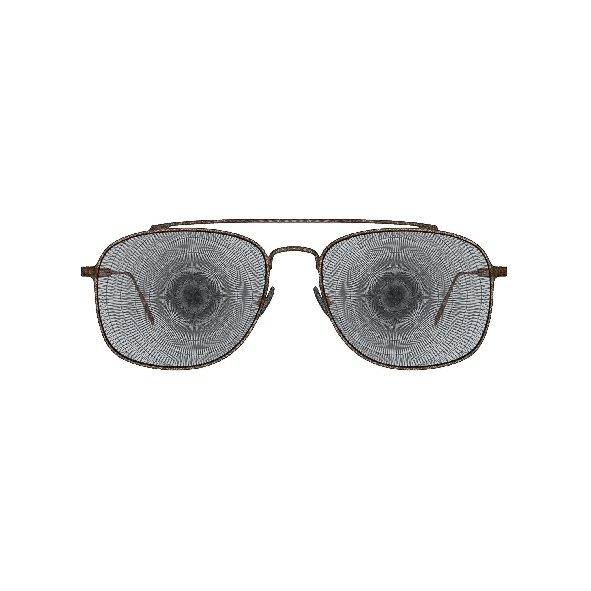 Tomas Maier - TM0007S 012 Sunglasses Low-poly 3D model_6