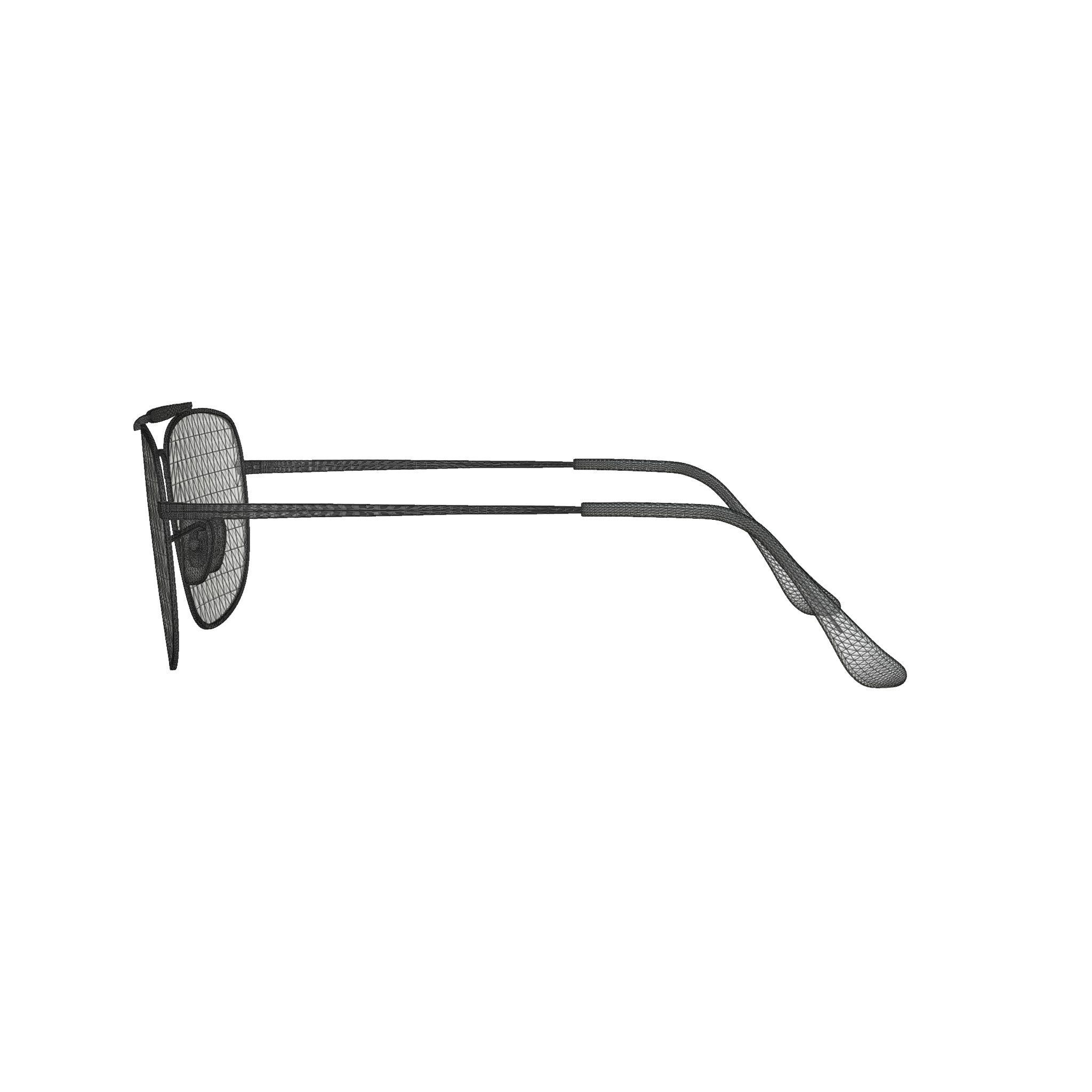 Ray-Ban Colonel - RB3560 910443 Sunglasses Low-poly 3D model_8