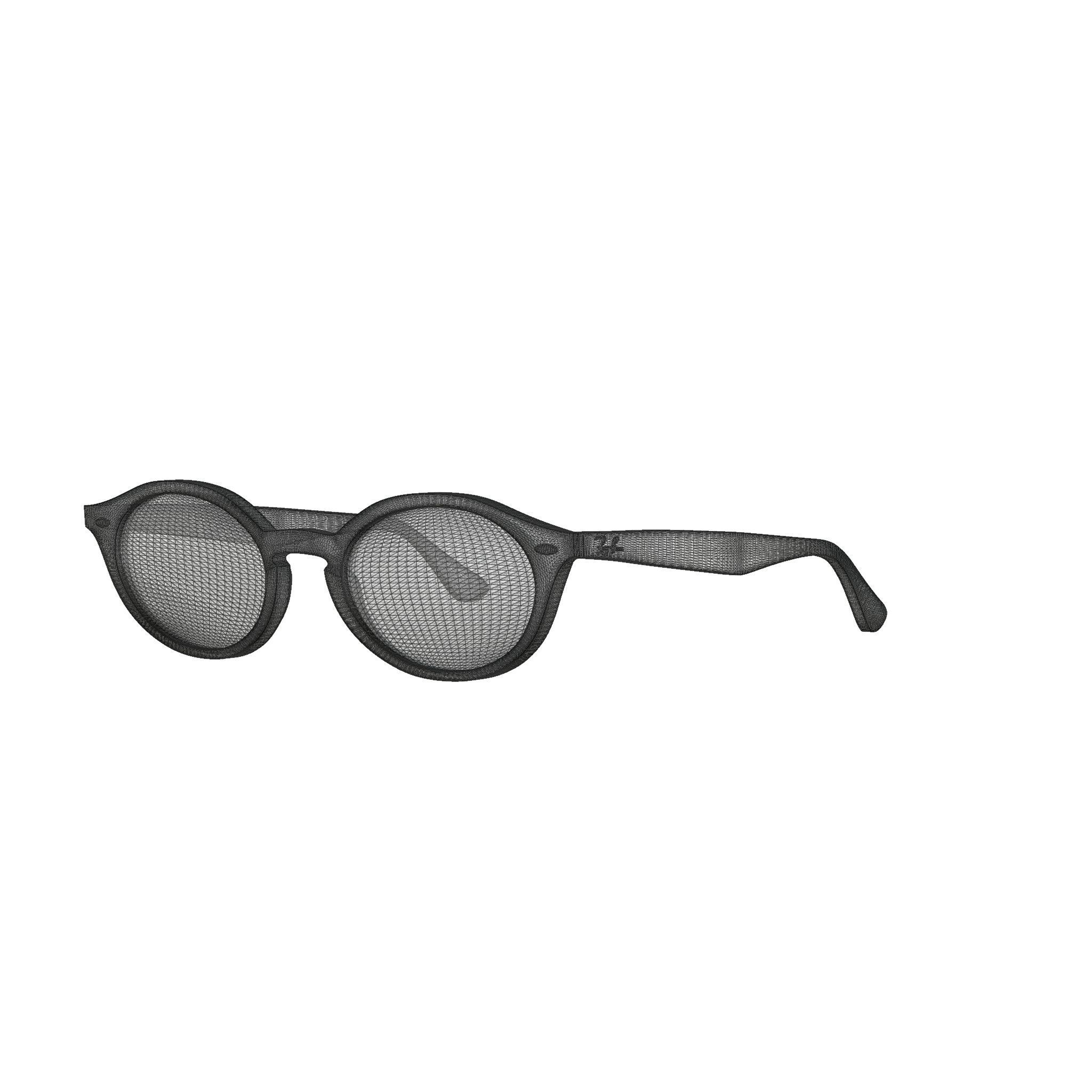 Ray-Ban - RB4315 601 Sunglasses Low-poly 3D model_4