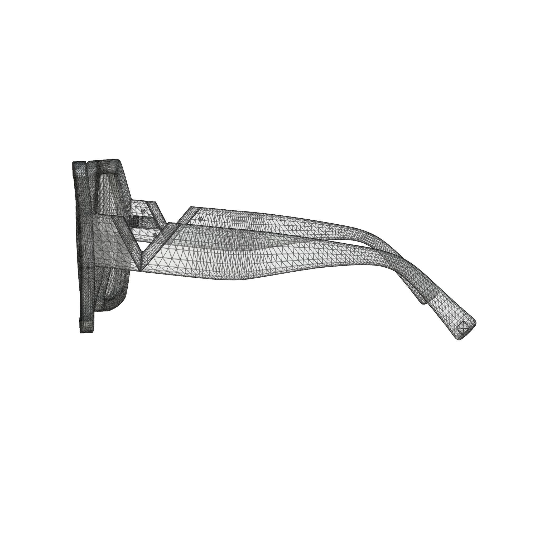 Valentino - 0VA4053 57 Sunglasses Low-poly 3D model_8