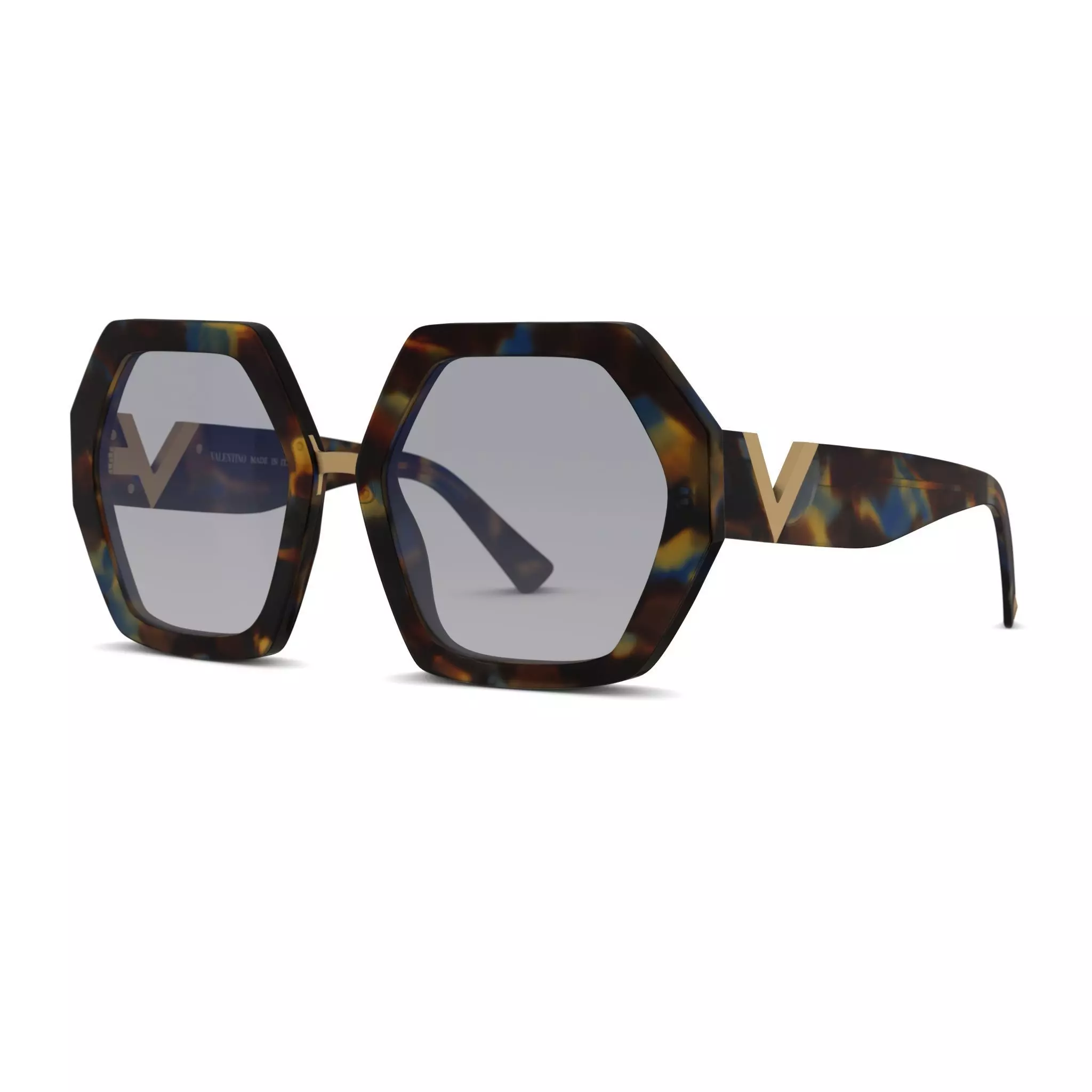 Valentino - 0VA4053 57 Sunglasses Low-poly 3D model_0