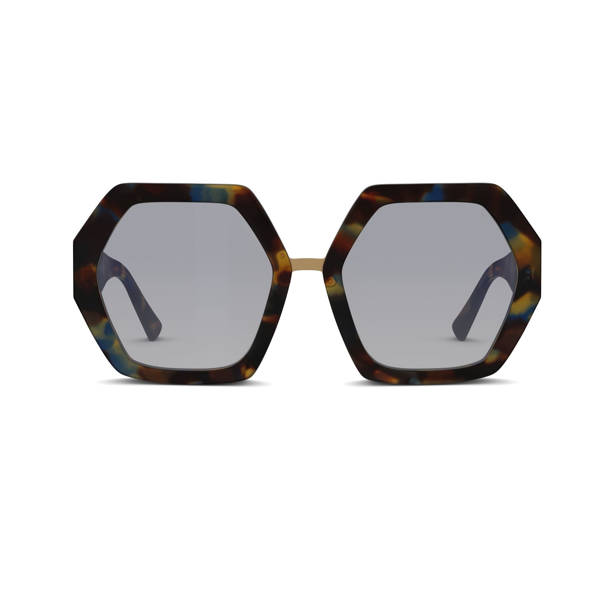 Valentino - 0VA4053 57 Sunglasses Low-poly 3D model_2