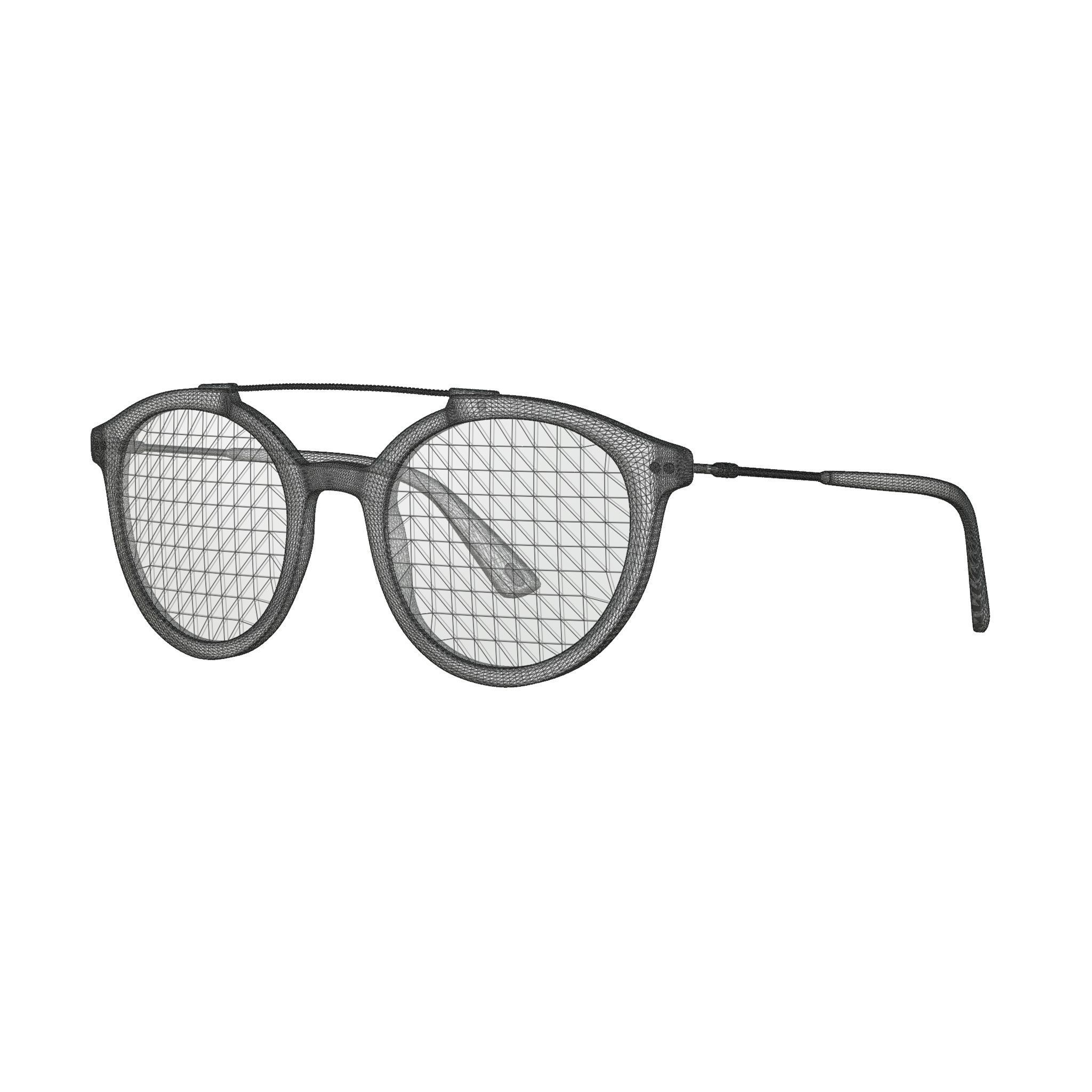 Web - WE0185 01V Sunglasses Low-poly 3D model_5