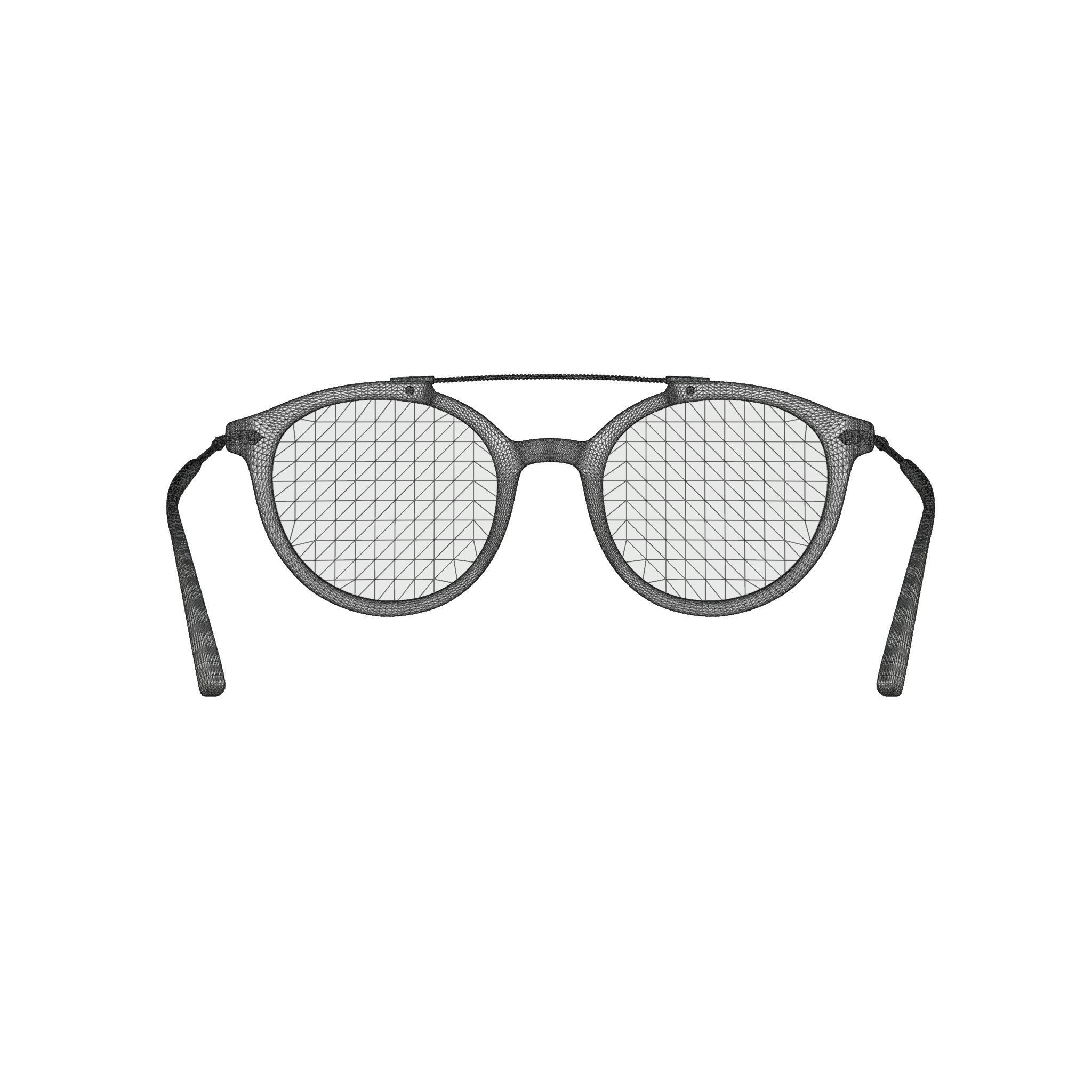 Web - WE0185 01V Sunglasses Low-poly 3D model_6