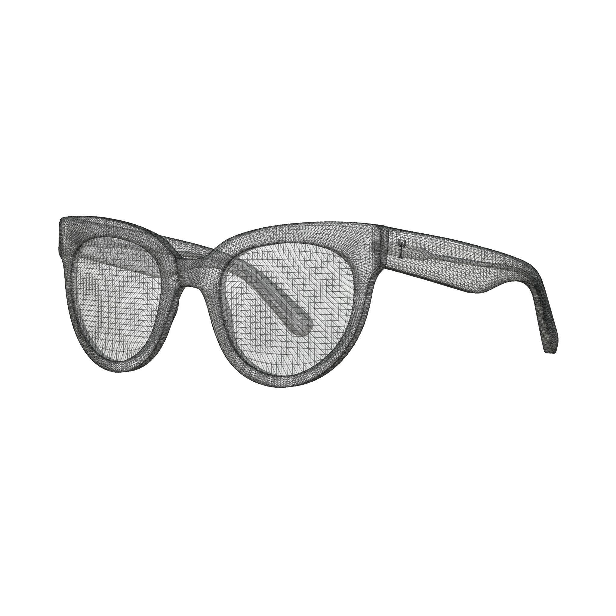 Triwa - OLIVIA INDIGO SHAC163 Sunglasses Low-poly 3D model_5