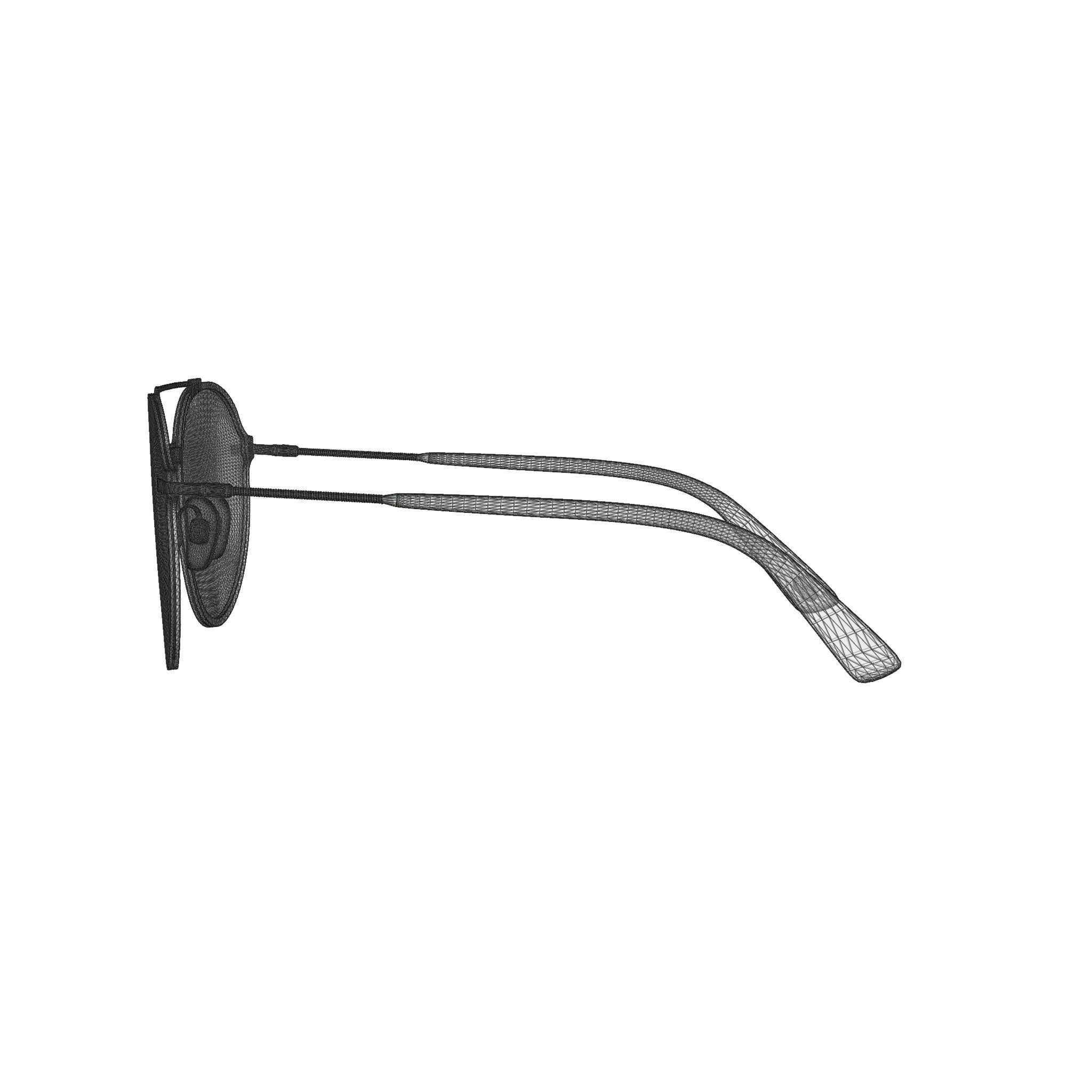 Web - WE0194 08V Sunglasses Low-poly 3D model_8