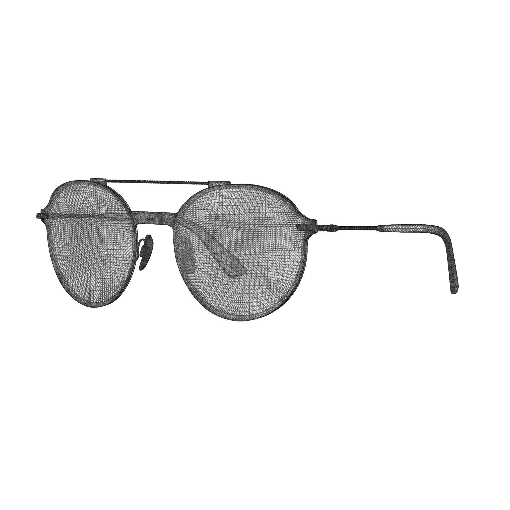 Web - WE0194 08V Sunglasses Low-poly 3D model_5