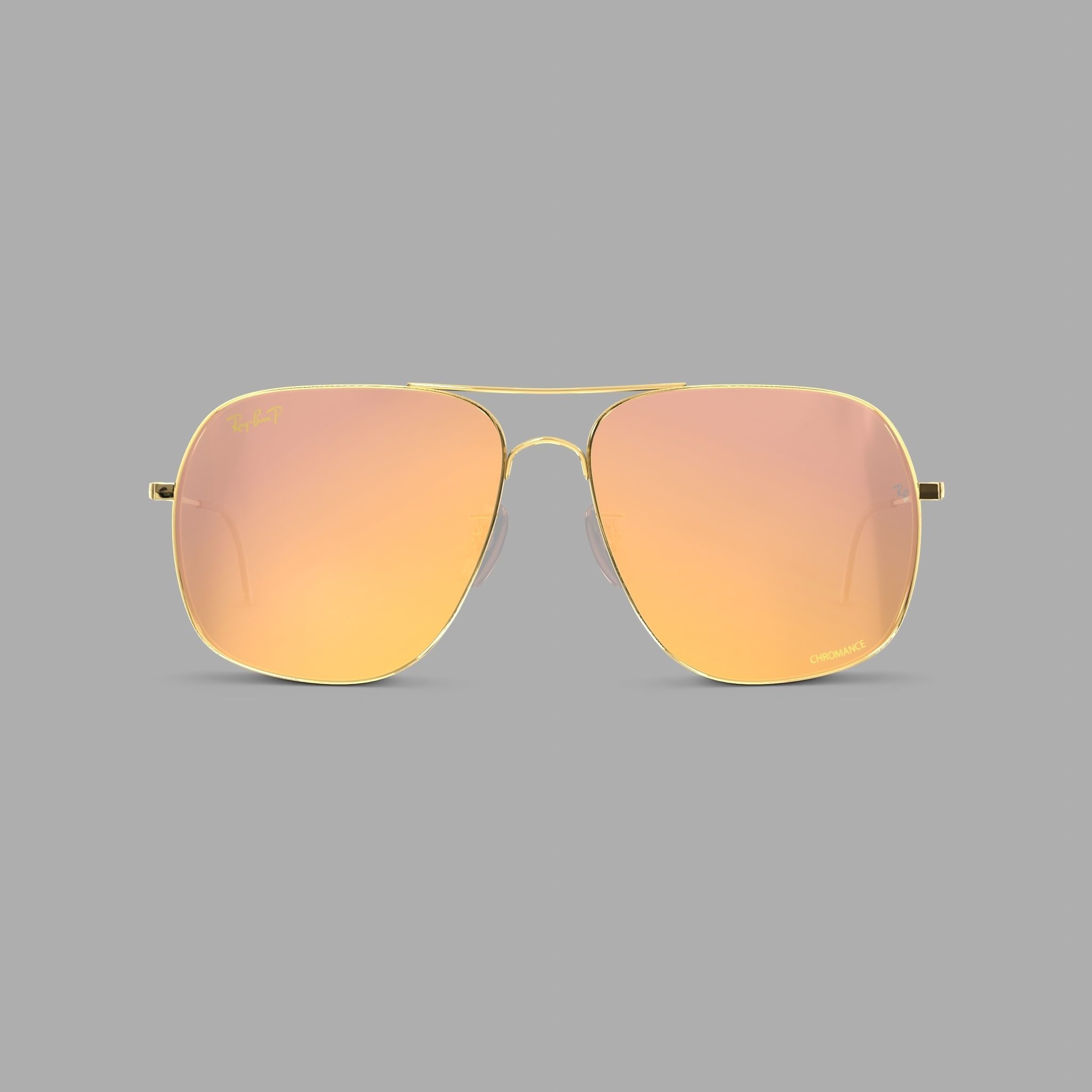 Ray-Ban Chromance - RB3587CH 001 Sunglasses Low-poly 3D model_2