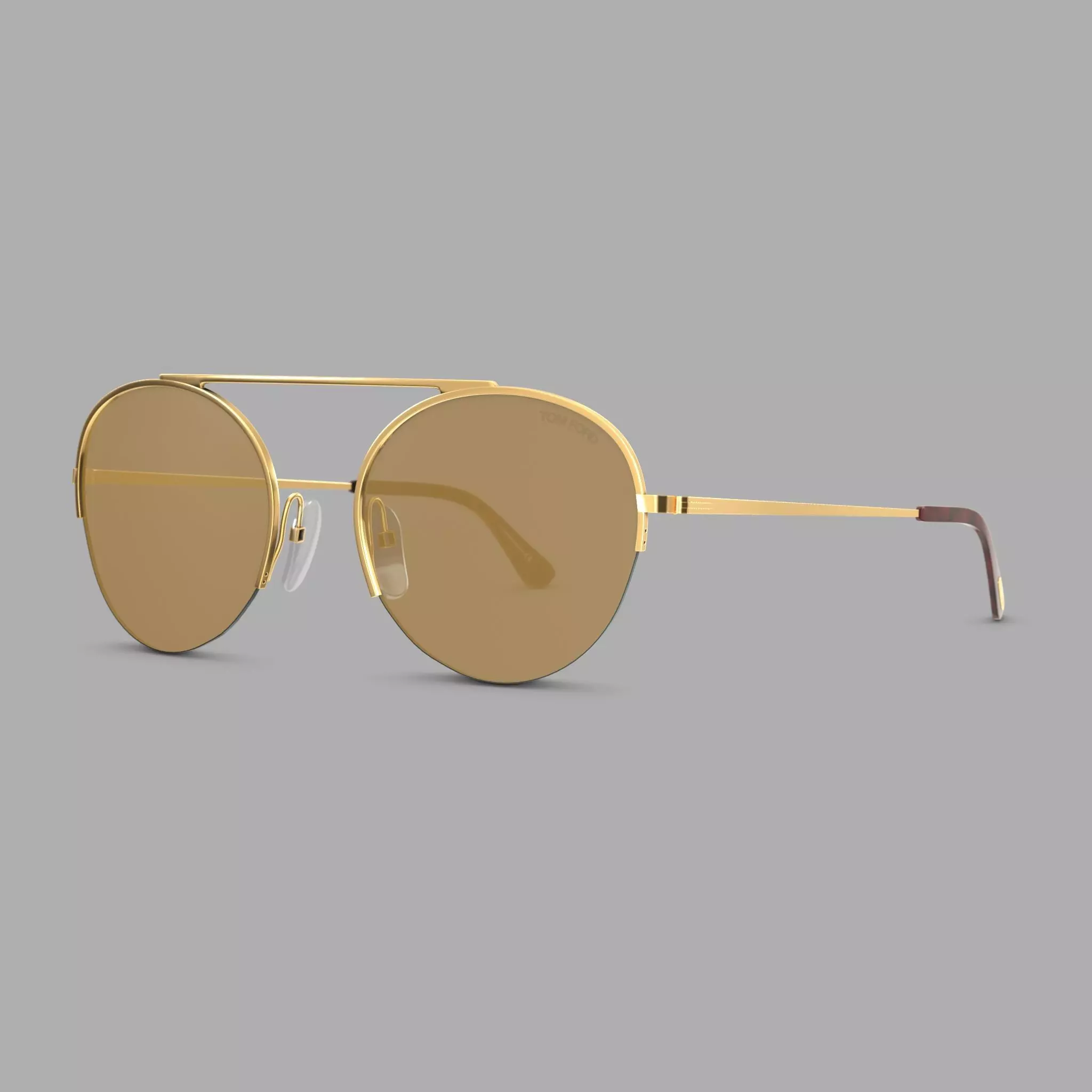 Tom Ford - FT06685430G Sunglasses Low-poly 3D model_0