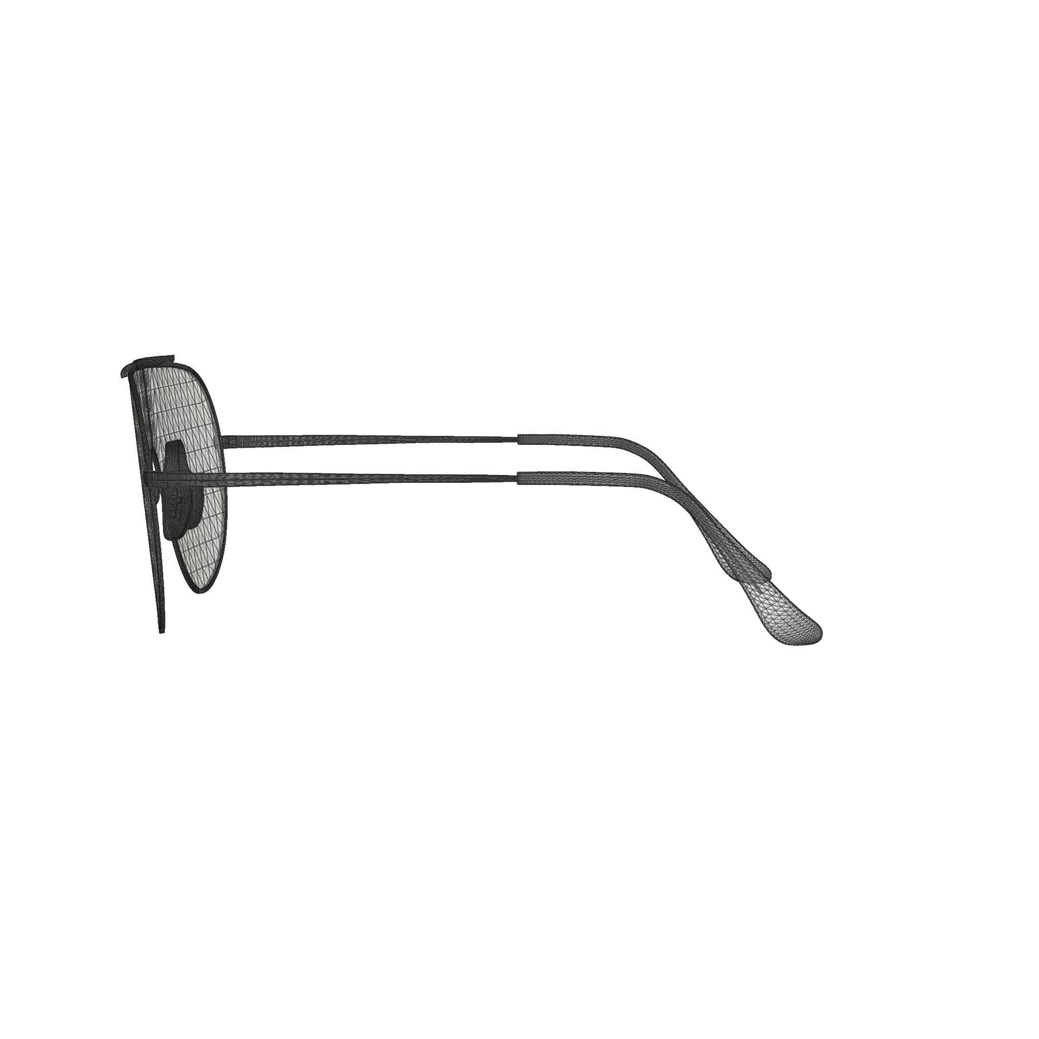 Ray-Ban Wings - RB3597 Sunglasses Low-poly 3D model_7