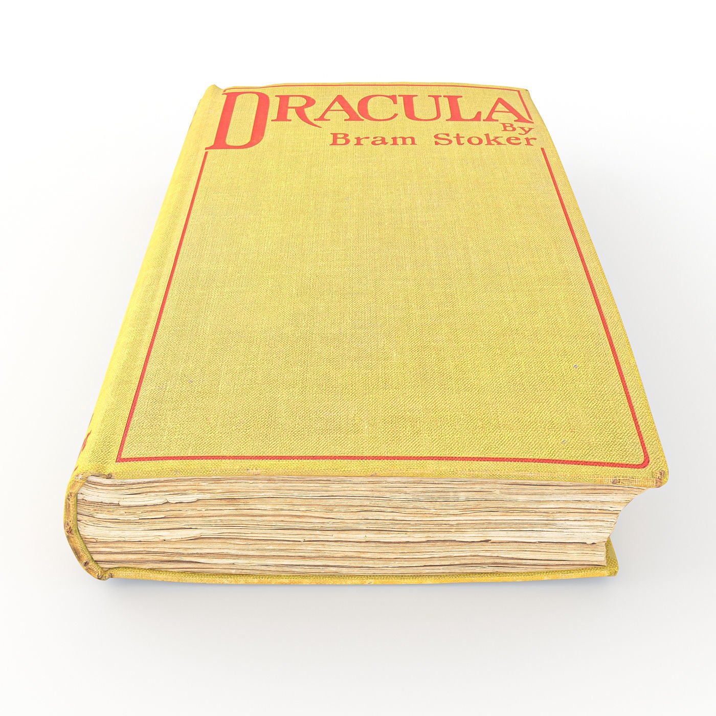 Bram Stoker Dracula Book First Edition 3D model | CGTrader