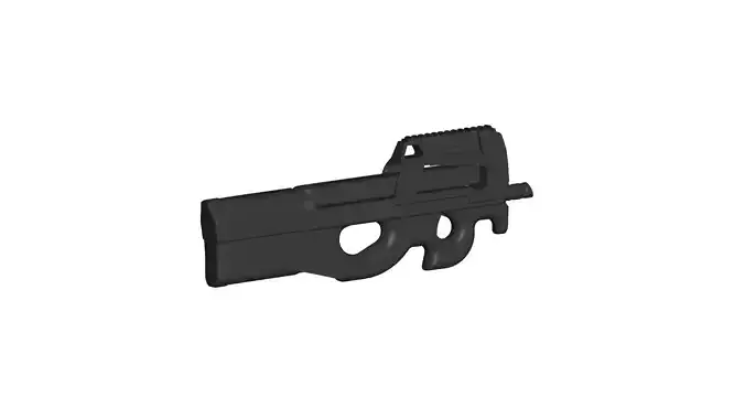 FN P90 RIFLE 3D model