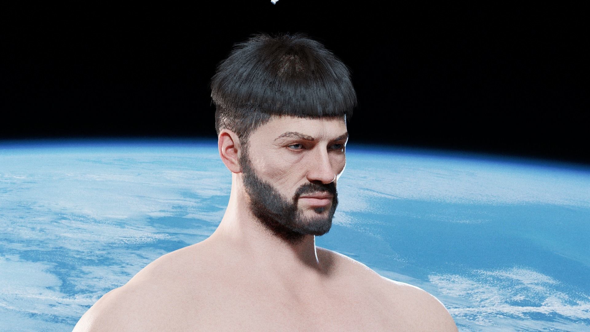 Gorr - Viking Blender rigged Character 3D model_5