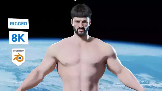 Gorr - Viking Blender rigged Character