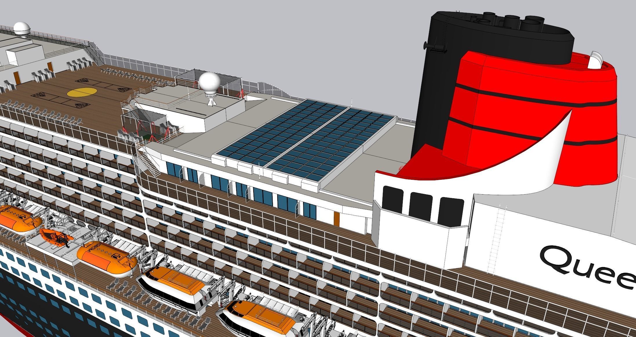 Queen Mary 2 3D model_18