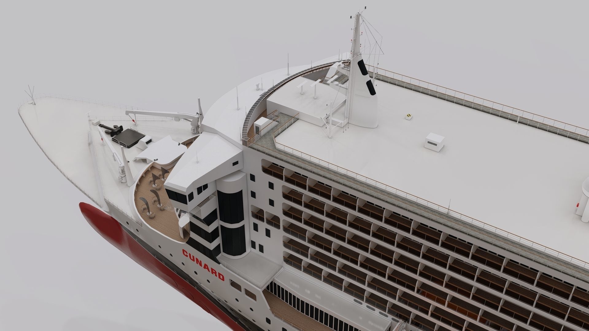 Queen Mary 2 3D model_6