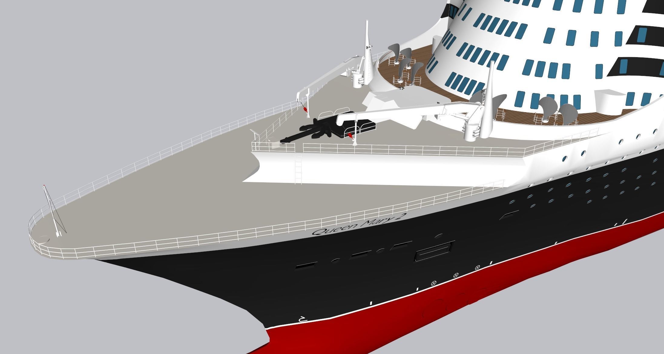 Queen Mary 2 3D model_20