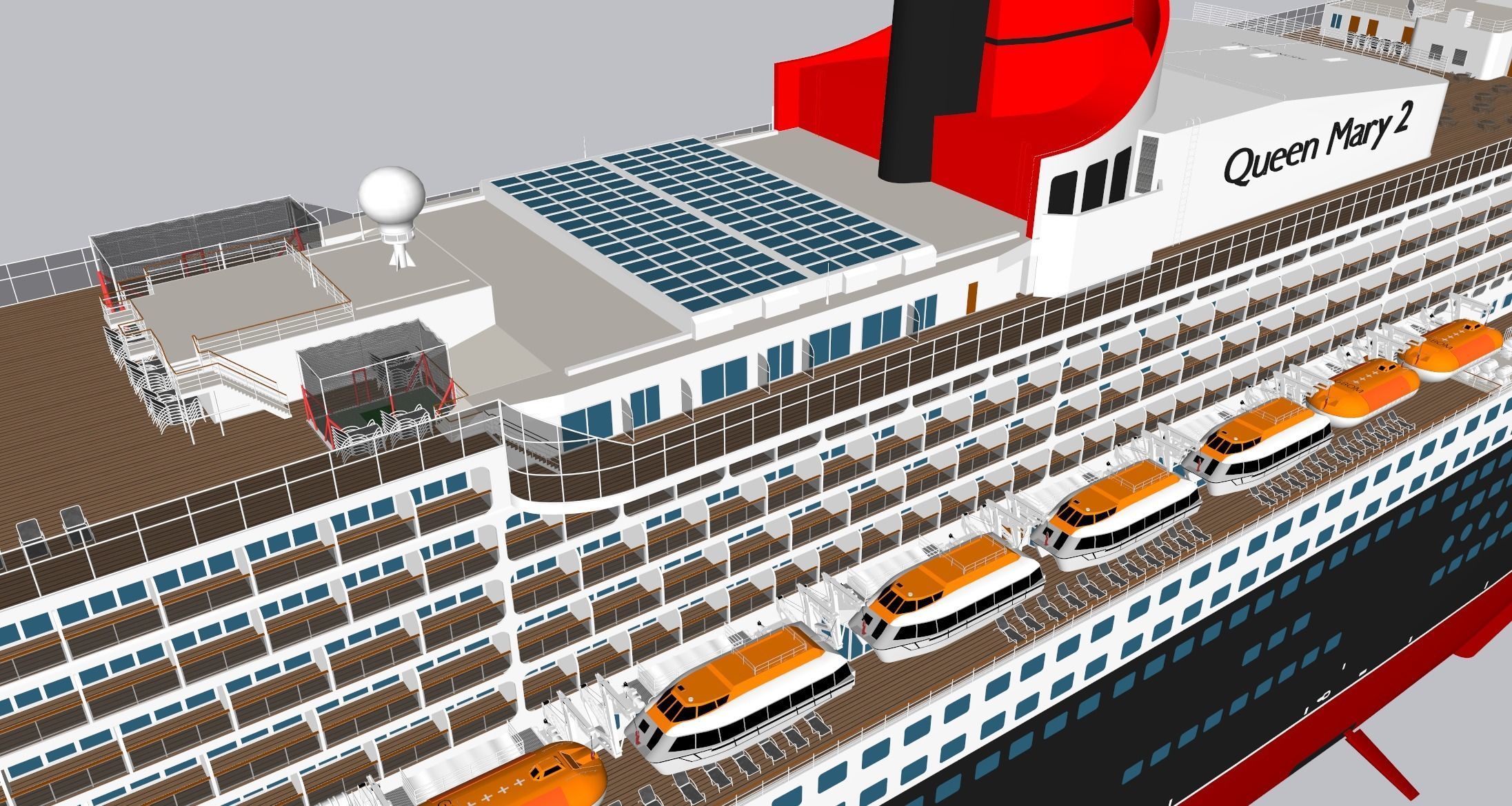 Queen Mary 2 3D model_24