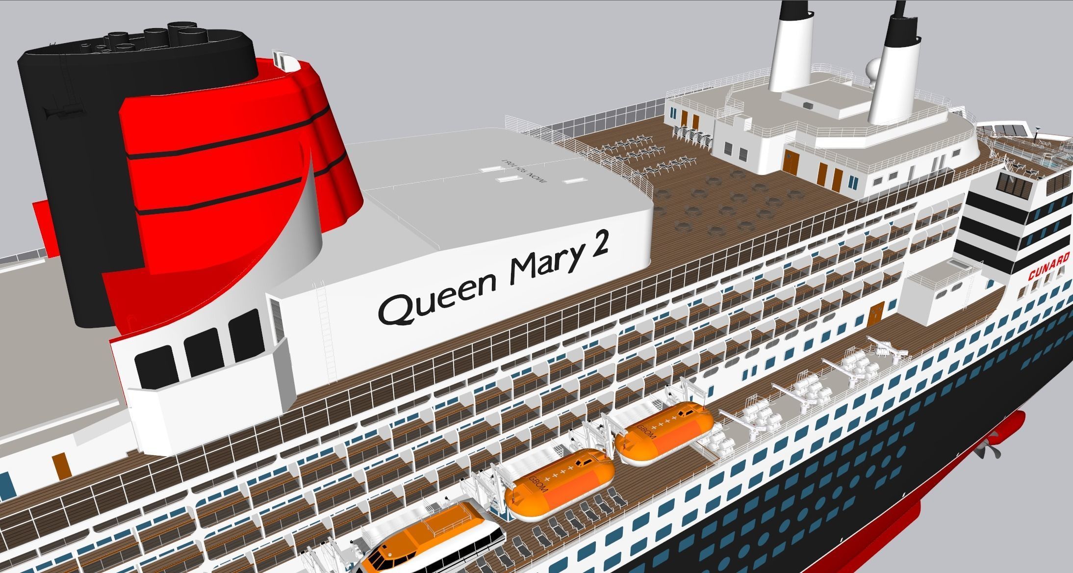 Queen Mary 2 3D model_25