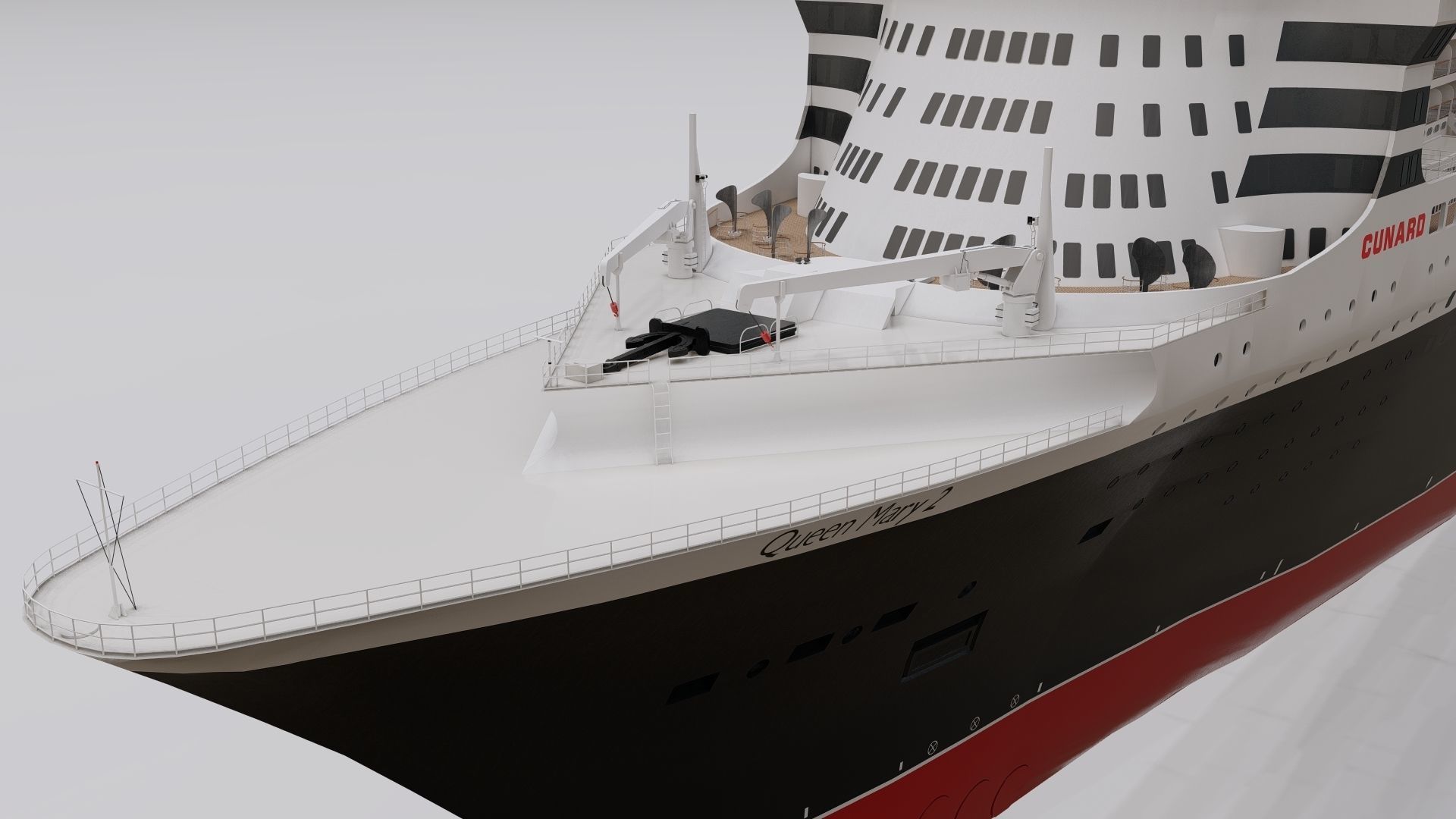Queen Mary 2 3D model_5