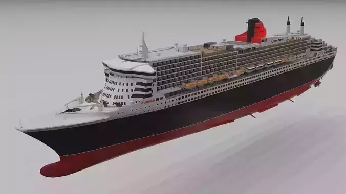 Queen Mary 2 3D model