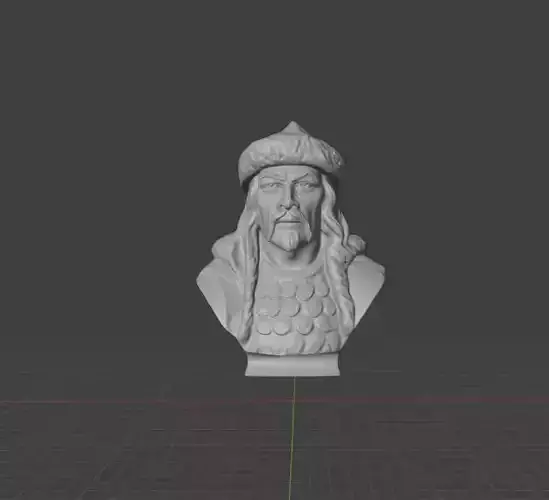 Attila bust  3D print model