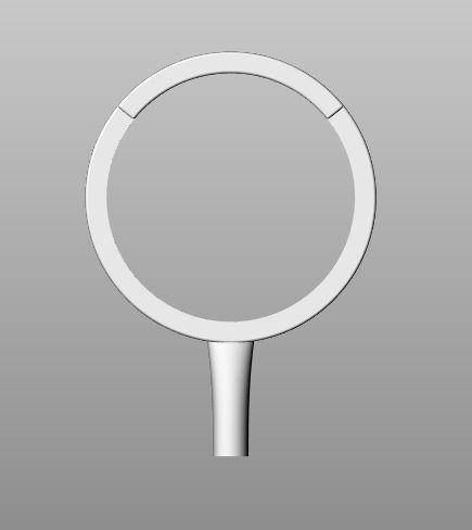 ring triangle 3D print model_5