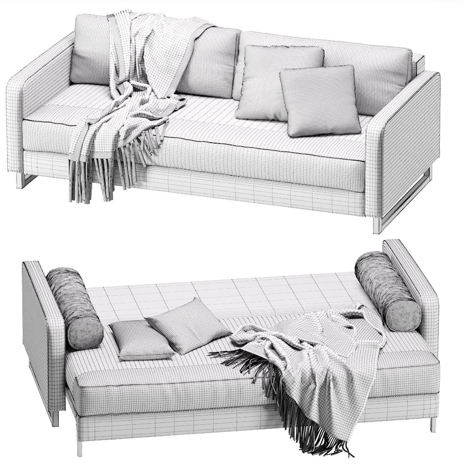 Sofa Dunst Velvet Light 3D model_6