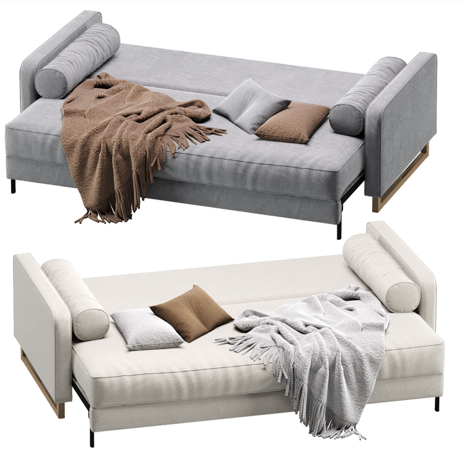 Sofa Dunst Velvet Light 3D model_5