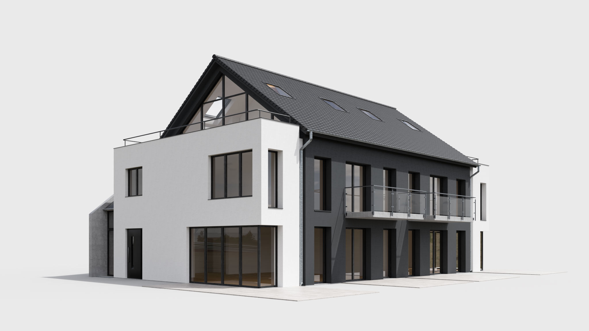 House 02 for Cinema 4D with Corona and V-Ray 3D model_3