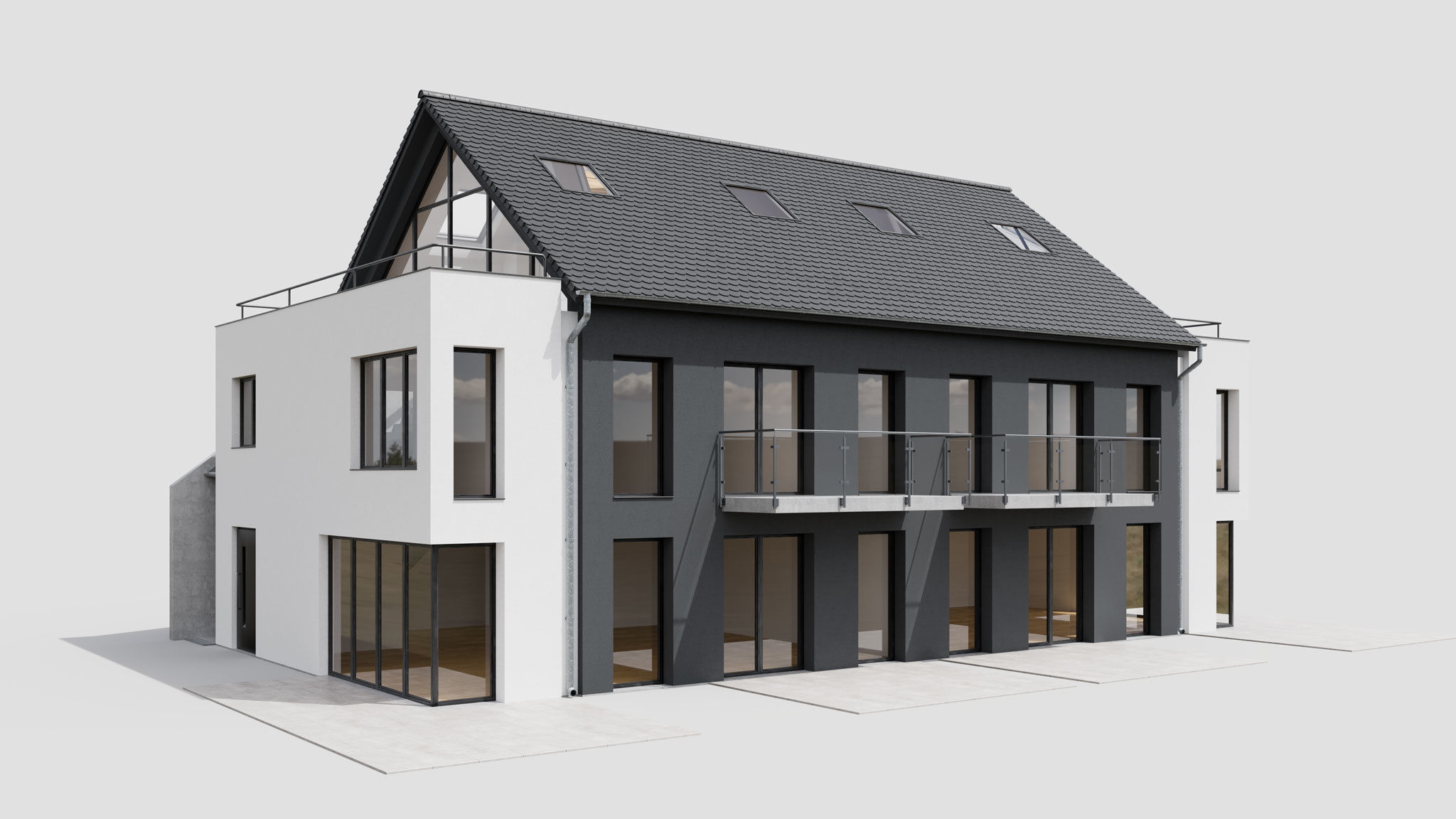 House 02 for Cinema 4D with Corona and V-Ray 3D model_2