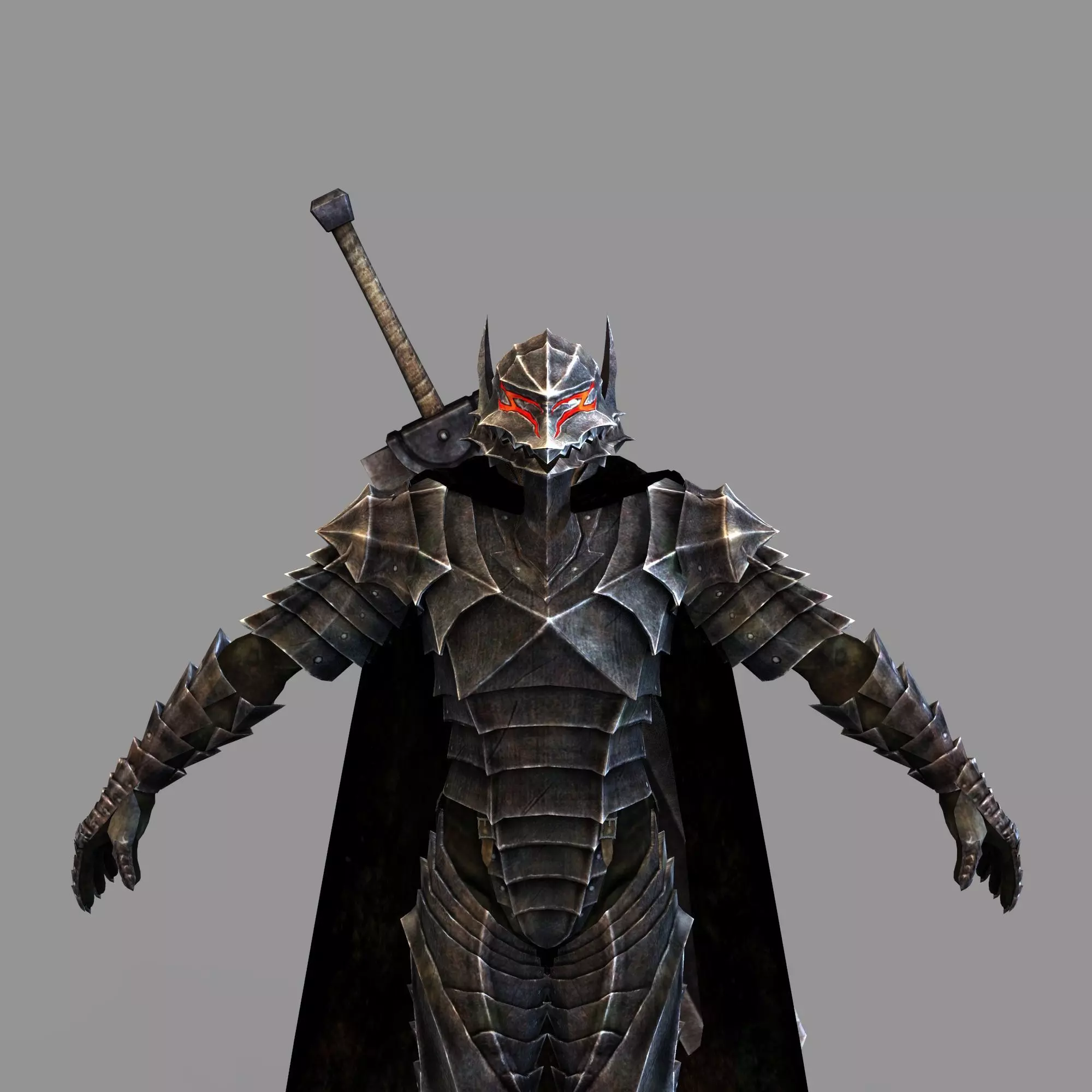 GUTS Berserker Full Body Wearable Armor with Helmet and Sword 3D print model_0