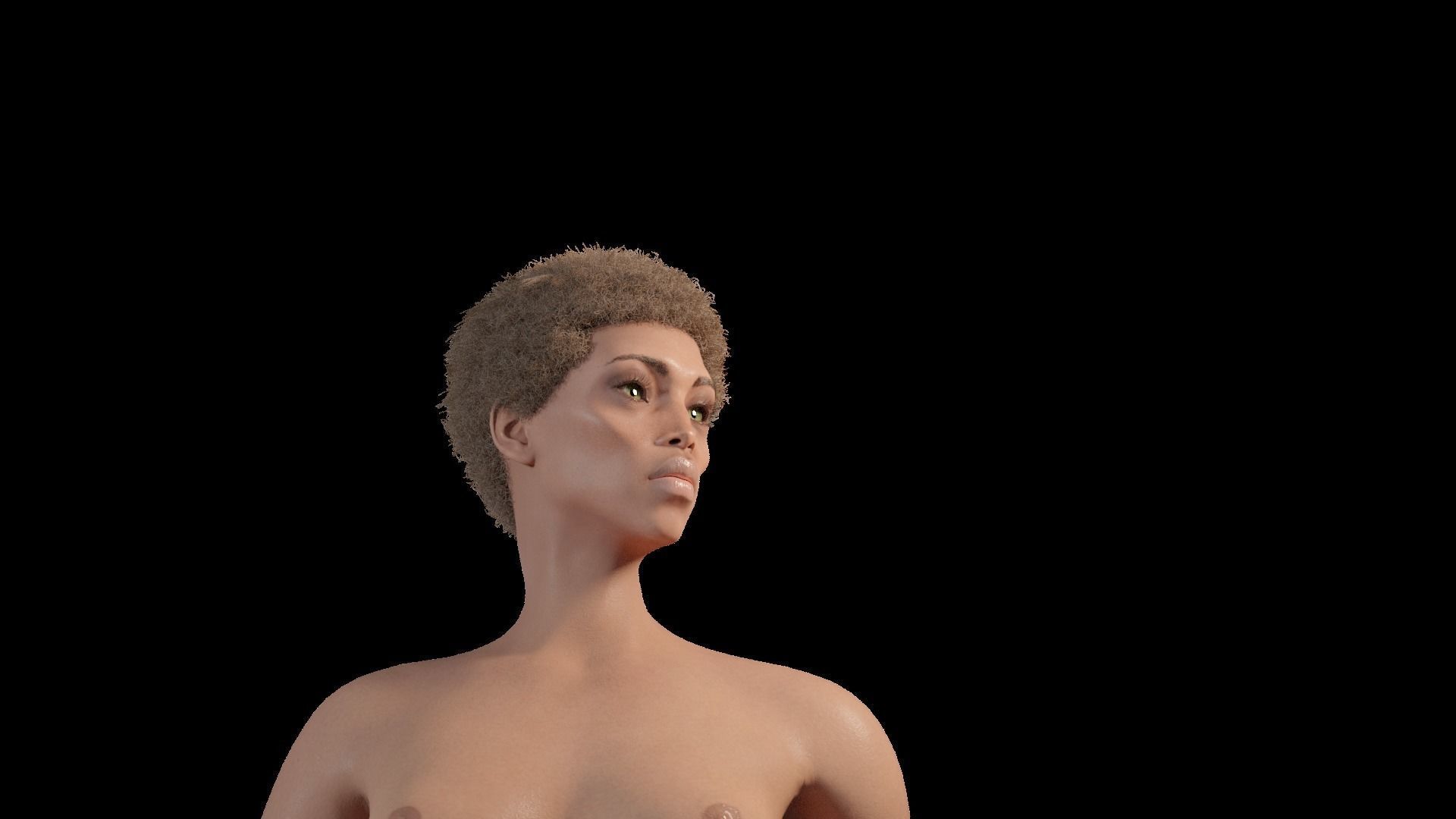 Rem - Stylized rigged Blender Character 3D model_6