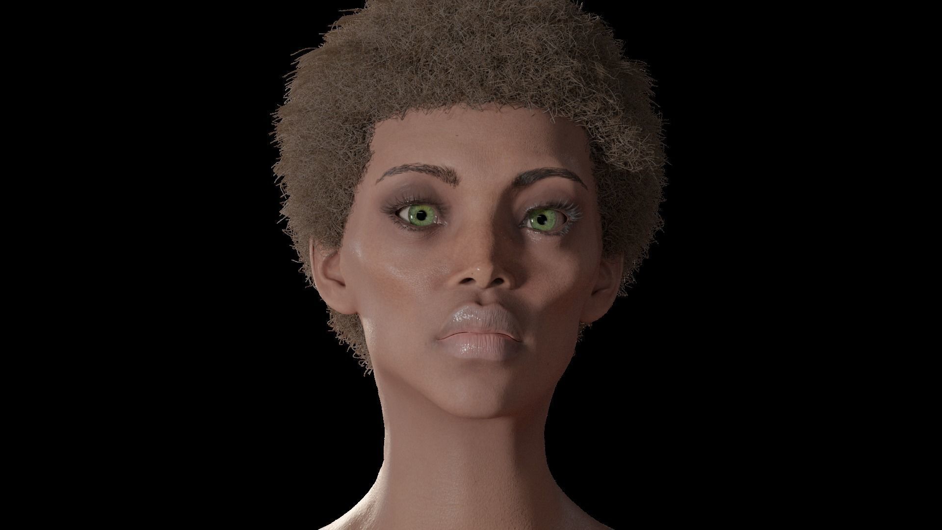 Rem - Stylized rigged Blender Character 3D model_1