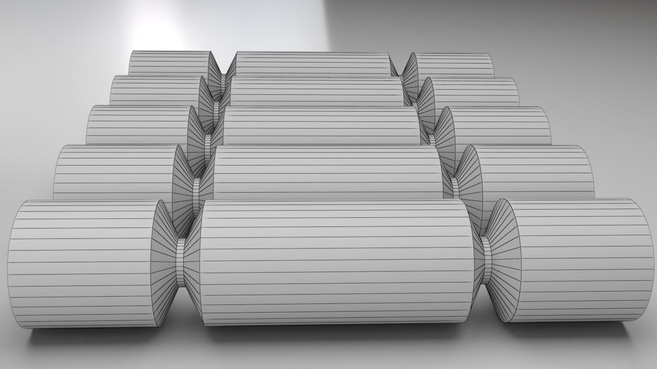 Christmas Cracker Low-poly 3D model_12