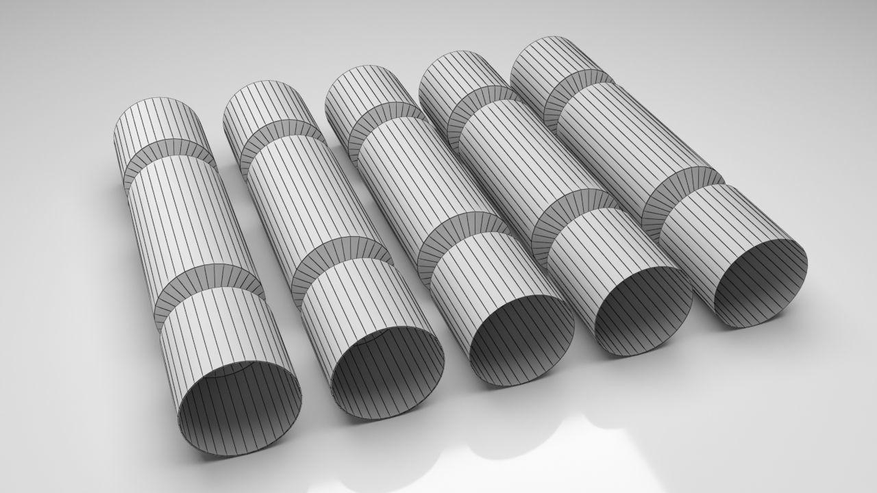 Christmas Cracker Low-poly 3D model_2